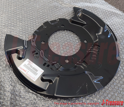 TOYOTA LAND CRUISER 200 LX570 08-15 Genuine Front Disc Brake Dust Cover Set OEM