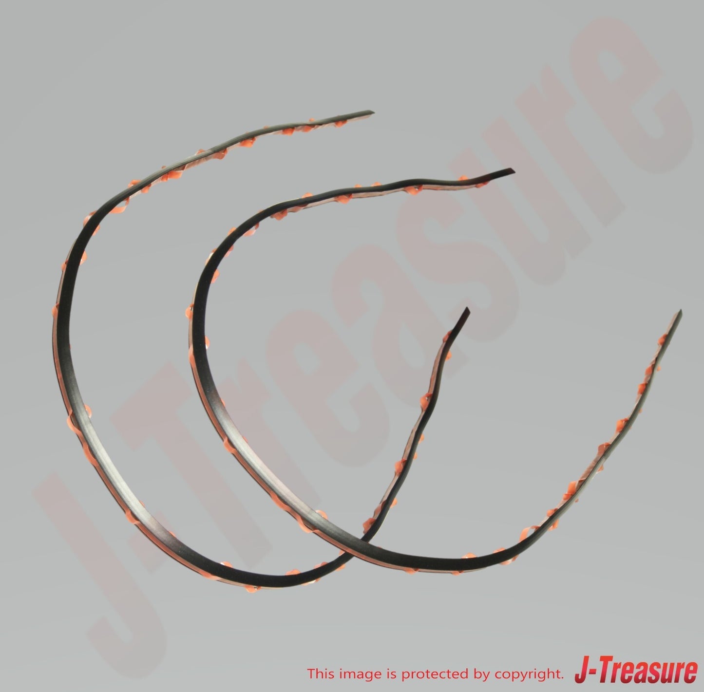 MITSUBISHI MONTERO V63W 04-06 Genuine Front Overfender Pad RL MR651261 x2 set
