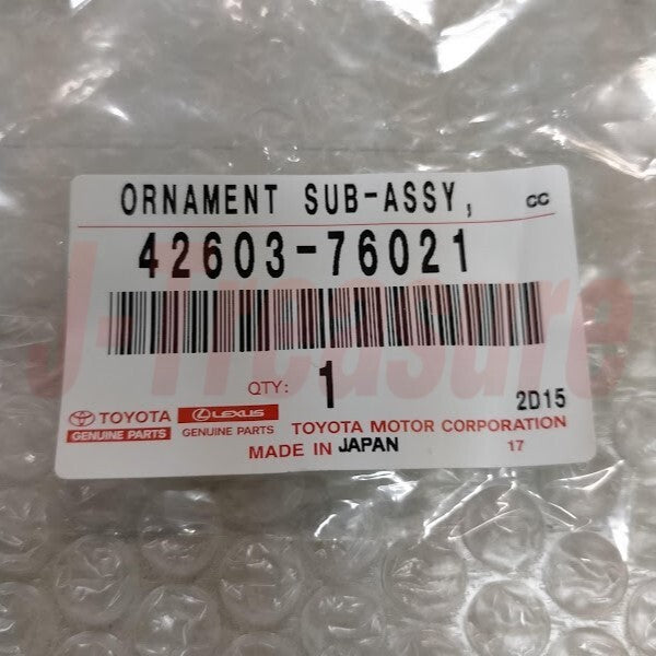 LEXUS CT200h 12-17 Genuine Wheel Center Cap Ornament Black 4Set 42603-76021 OEM