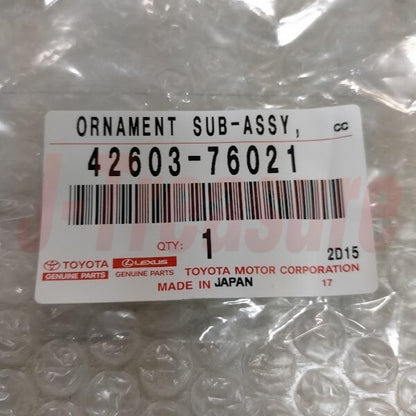 LEXUS CT200h 12-17 Genuine Wheel Center Cap Ornament Black 4Set 42603-76021 OEM