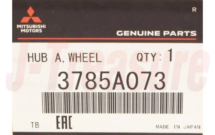 MITSUBISHI OUTLANDER GF8W 14-20 Genuine Rear Wheel Hub RH or LH 3785A073 OEM