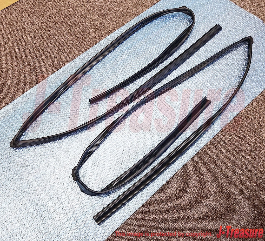 TOYOTA LAND CRUISER UZJ100 '98-07 Genuine Front Door Glass Run RH & LH Set OEM
