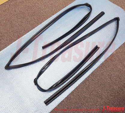 TOYOTA LAND CRUISER UZJ100 '98-07 Genuine Front Door Glass Run RH & LH Set OEM