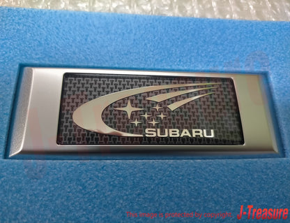 SUBARU IMPREZA WRX STI Genuine Rear Emblem Badge Carbon SWRT 93073FE850 OEM
