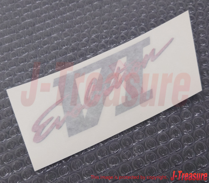 MITSUBISHI LANCER Evolution 6 CP9A 99-00 Genuine Rear Decal Evolution 6 MR604111