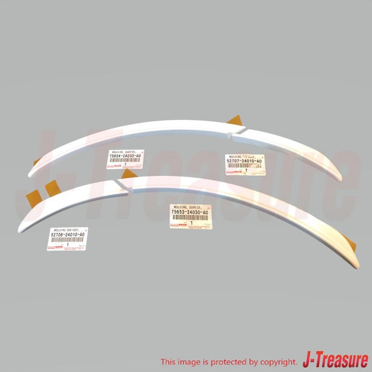 LEXUS RC F USC10 14- Genuine Rear Quarter & Bumper Outside Moulding RH LH Set