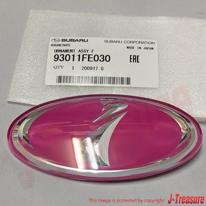 SUBARU IMPREZA WRX STi GDB GDC Genuine Pink " i " Front Grill Emblem Badge OEM