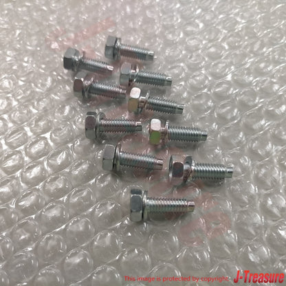 NISSAN INFINITI Q50 Q60 16-20 Genuine Oil Pan mounting screws 11035AG90A x10 OEM