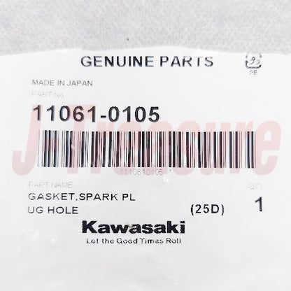 KAWASAKI NINJA 650 EX650 06-24 Genuine Spark Plug Hole Gasket 11061-0105 x2 Set