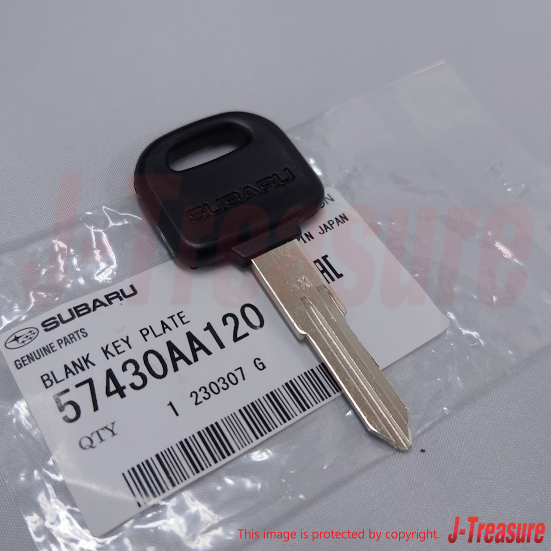 SUBARU IMPREZA WRX GC8 94-01 Genuine Blank Master Key Plate 57430AA120 x2 Set