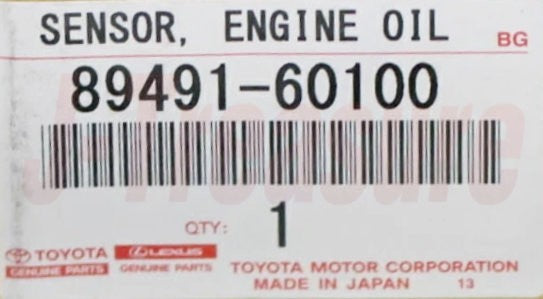 TOYOTA LAND CRUISER VDJ7# VDJ200 Genuine Engine Oil Level Sensor 89491-60100 OEM