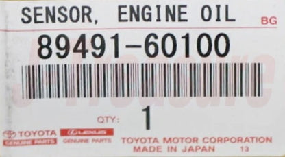 TOYOTA LAND CRUISER VDJ7# VDJ200 Genuine Engine Oil Level Sensor 89491-60100 OEM