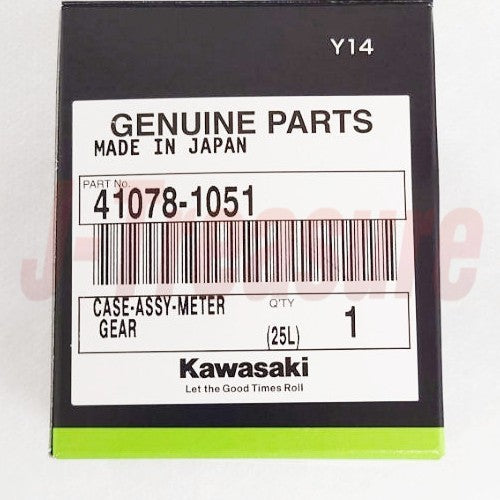 KAWASAKI KLR650 1987-2017 Genuine Front Hub Meter Gear Case Assy 41078-1051 OEM