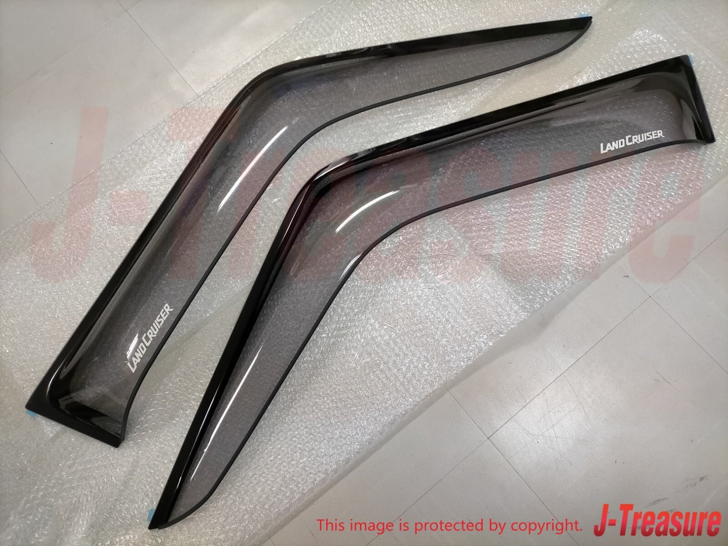 TOYOTA LAND CRUISER 70 Genuine Wide Side Window Visors Set 08611-60210 OEM