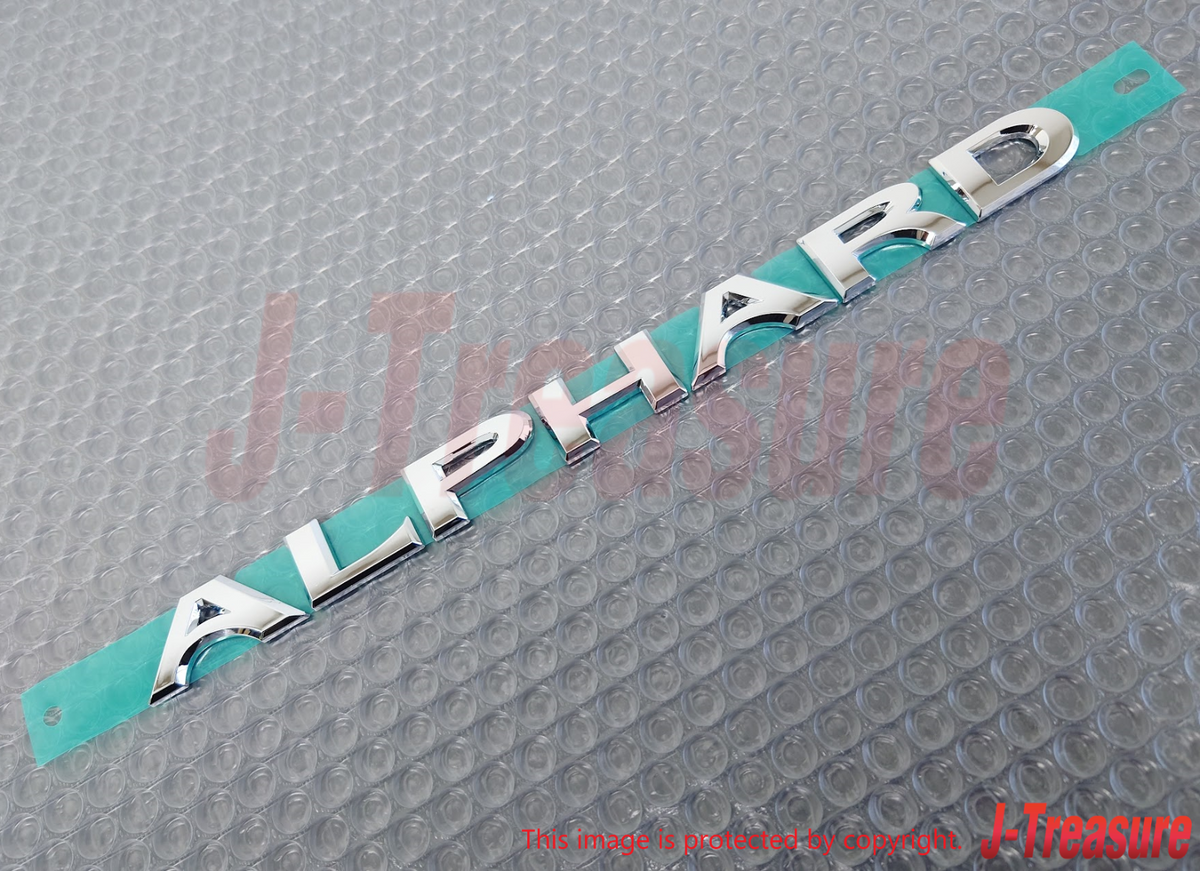 TOYOTA ALPHARD AGH30 15-23 Genuine Back Door Name Plate Emblem 75441-58070 OEM