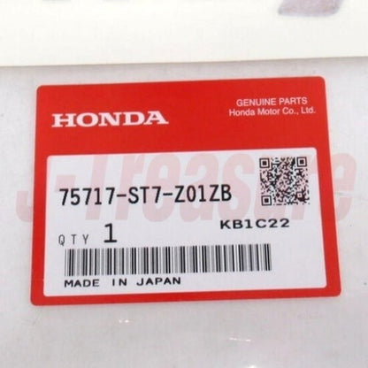 HONDA INTEGRA DC2 Genuine Rear Decal Sticker "TYPE R" Black 75717-ST7-Z01ZA OEM