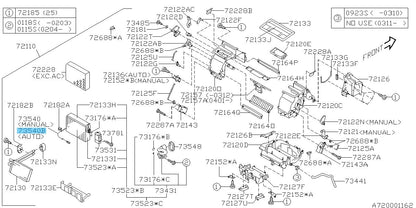 SUBARU FORESTER SG5 SG9 2003-2008 Genuine Thermistor Assembly 73540SA010 OEM