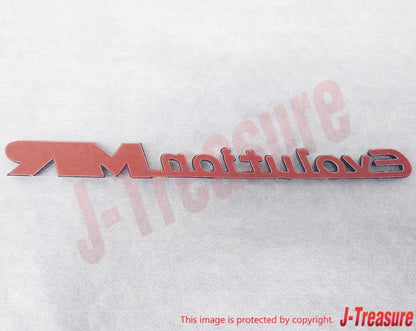 MITSUBISHI LANCER EVOLUTION 8 EVO8 CT9A Genuine MR Trunk Lid Emblem Budge OEM