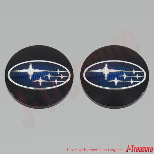SUBARU WRX VAG 16-17 Genuine Aluminium Wheel Center Cap 28821VA020 x2 Set OEM