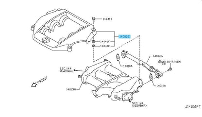 NISSAN GT-R SpecV R35 09-10 Genuine Engine Cover Ornament Assy 14041-JF00B OEM