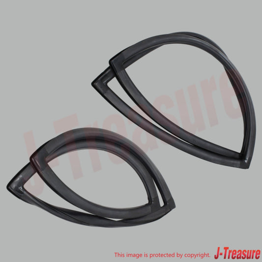 TOYOTA LAND CRUISER BJ70 Genuine Back Door Glass Weatherstrip RH & LH Set OEM