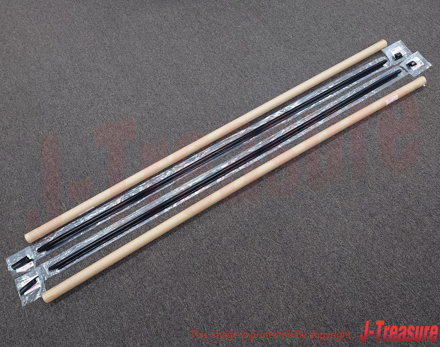 SUZUKI ALTO WORKS HA21S 94-98 Genuine R/Molding & Roof End Front Rear RH LH Set
