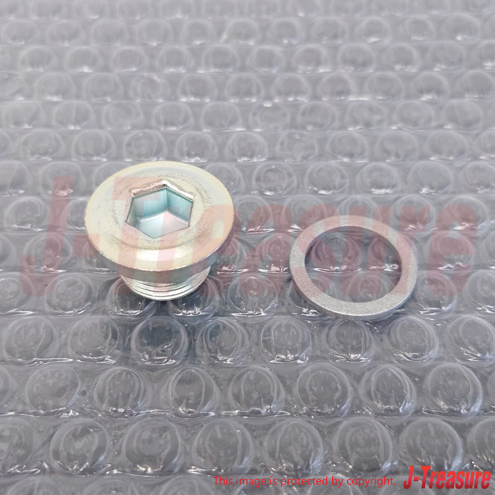 TOYOTA HIGHLANDER ACU2# 01-22 Genuine Transmission Drain Plug & Gasket Set OEM