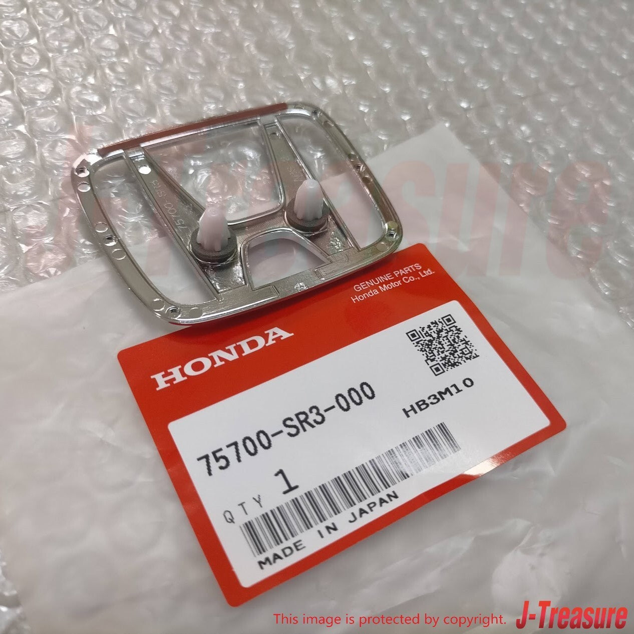 HONDA CIVIC SiR EG6 EG4 1992-1995 3 Door Genuine Front & Rear "H" Emblem Set OEM