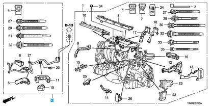 HONDA ACCORD 2008-2012 Genuine Starter Sub-Wire 32111-R40-A00 OEM