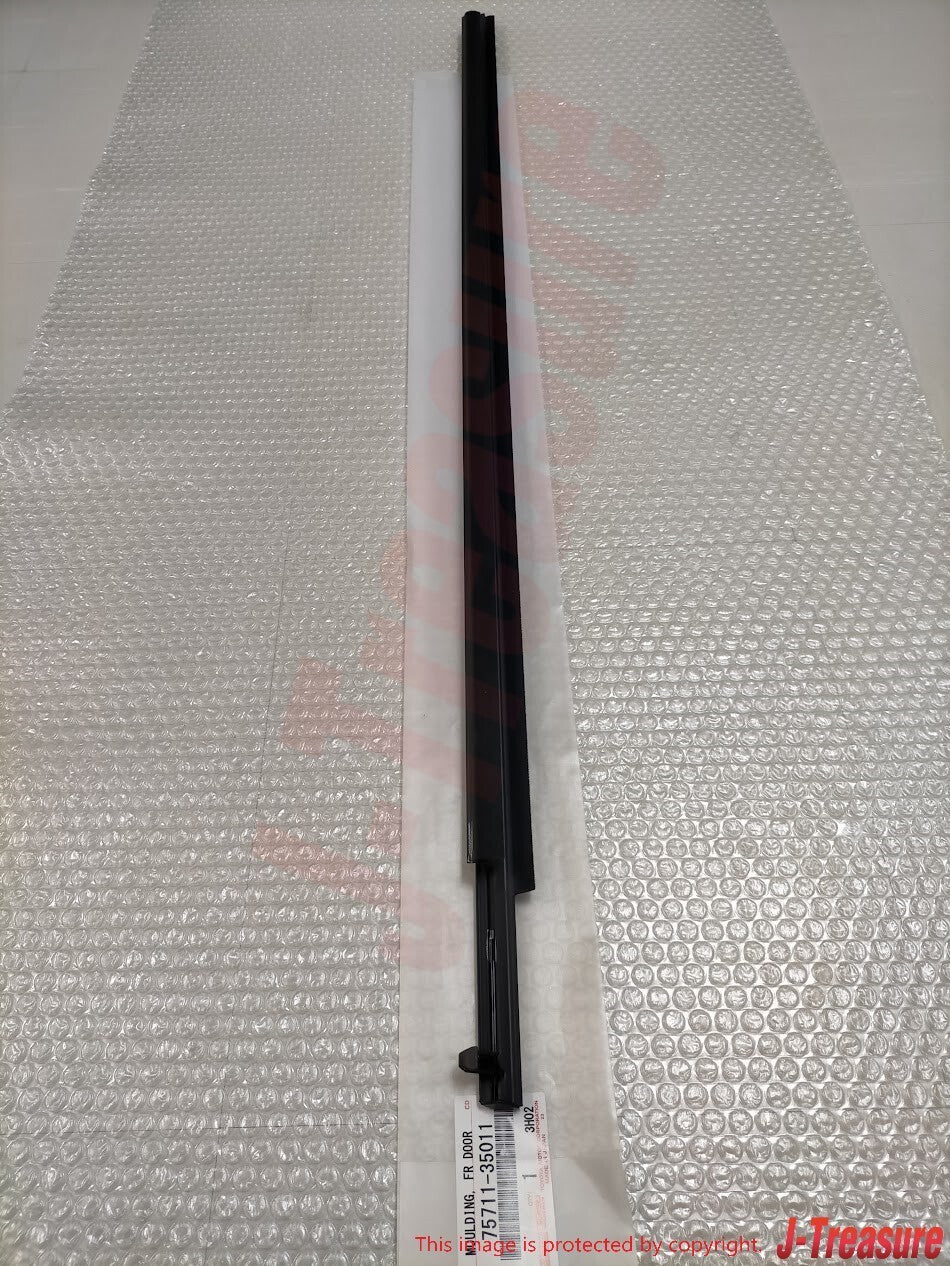TOYOTA 4RUNNER 10-22 Genuine Door Belt Molding Weatherstrip Front Rear 4pcs OEM