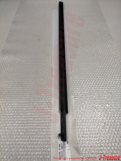 TOYOTA 4RUNNER 10-22 Genuine Door Belt Molding Weatherstrip Front Rear 4pcs OEM
