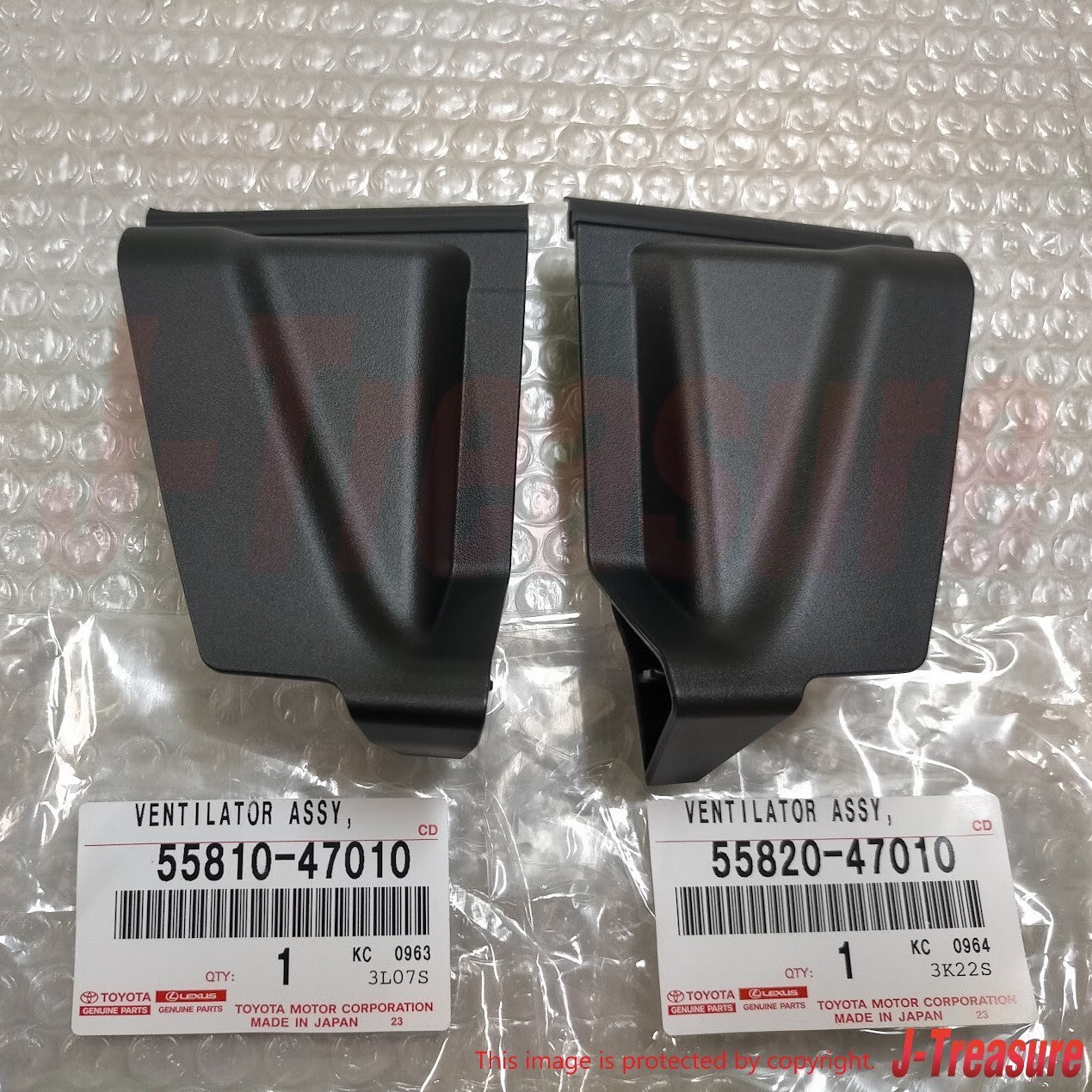 TOYOTA PRIUS V ZVW41 2011-2014 Genuine Front Ventilator Assy RH & LH Set OEM
