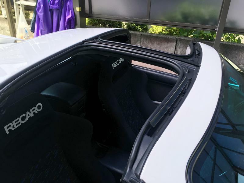 TOYOTA MR2 SW20 91-95 Genuine T-Bar Roof Weather Strip Side Rail Left Side OEM
