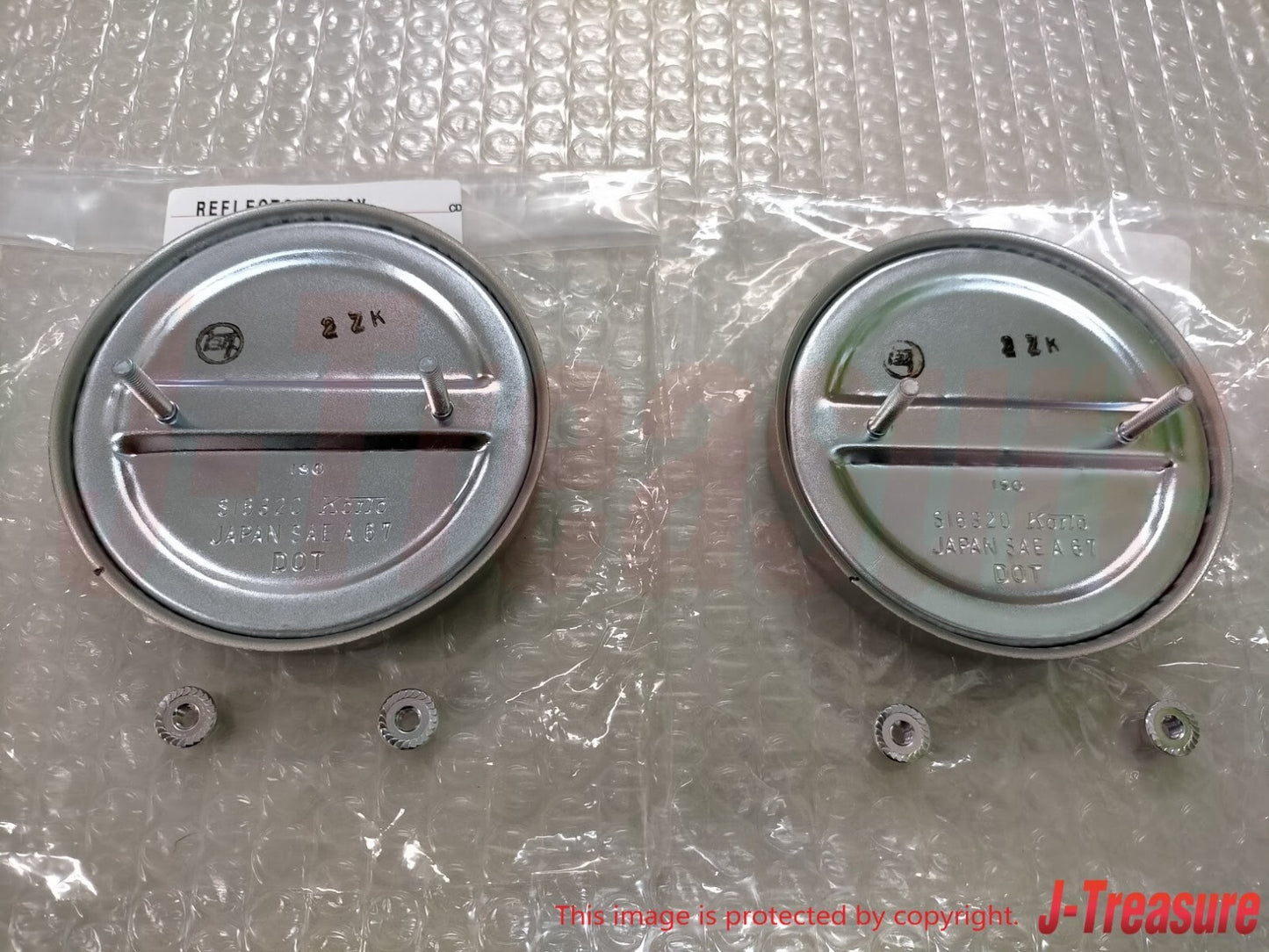 TOYOTA LAND CRUISER FJ40 FJ42 FJ43 58-73 Genuine Reflector Lens 2pcs Set OEM