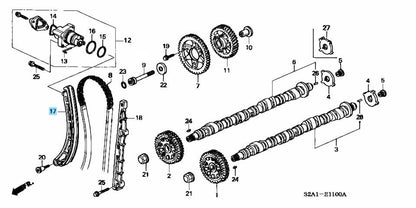 HONDA S2000 AP1 AP2 F20C F22C Genuine Cam Chain Tensioner Arm 14520-PCX-003 OEM