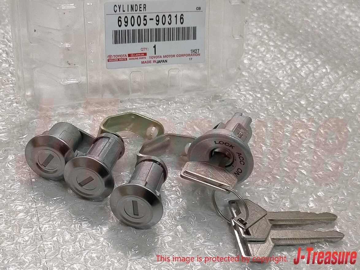 TOYOTA LAND CRUISER BJ41 FJ40 Genuine Ignition Cylinder Lock Key 69005-90316 OEM