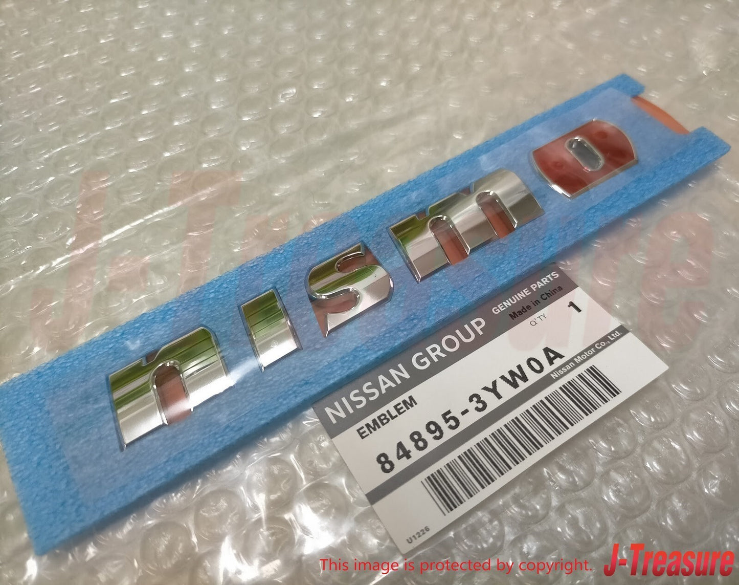 NISSAN GT-R NISMO R35 2009-2022 Genuine nismo Rear Emblem H4895-3YW0A OEM
