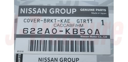 NISSAN GT-R R35 2010-2017 Genuine Front Bumper Bracket Cover 622A0-KB50A OEM