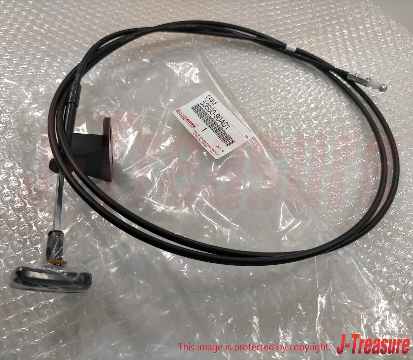 TOYOTA LAND CRUISER FJ60 81-90 Genuine Hood Lock Control Cable 53630-90A01 OEM
