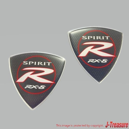 MAZDA RX-8 SE3P 2004-2008 Genuine "SPIRIT R" Side Emblem F1Y5-51-781 x2 Set OEM