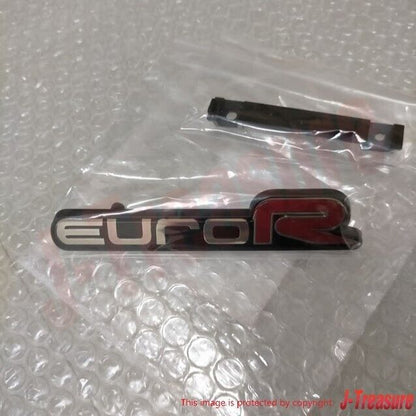 HONDA ACCORD CL7 03-07 Genuine Front Grill & Rear "euro R" Emblem Budge Set OEM