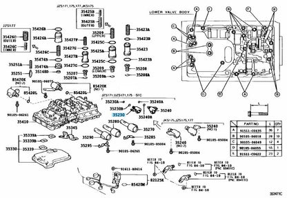 TOYOTA LEXUS Genuine Transmission Solenoid Valve 3Way AT CVT 35230-30010 OEM