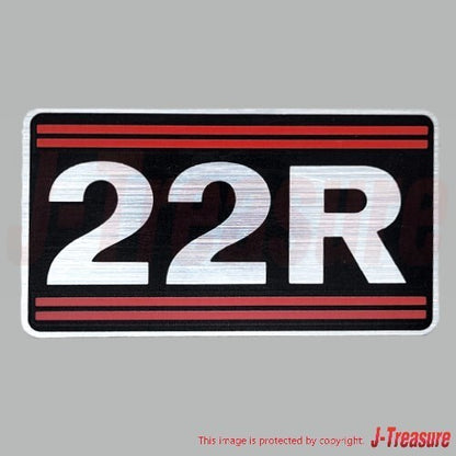 TOYOTA 4RUNNER RN65 1984-1991 Genuine Engine Name Plate Sticker 11291-35030 OEM