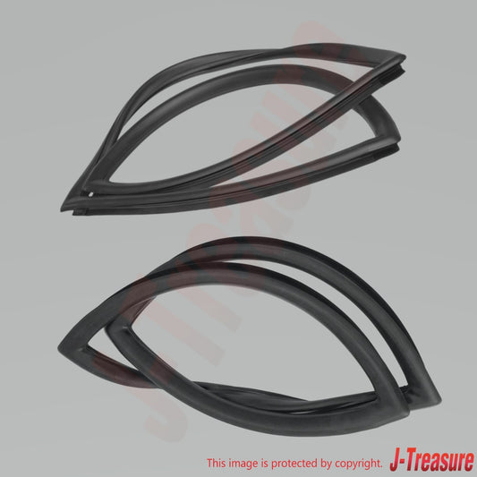 TOYOTA LAND CRUISER LX LJ77 Genuine Back Door Glass Weatherstrip RH & LH Set OEM