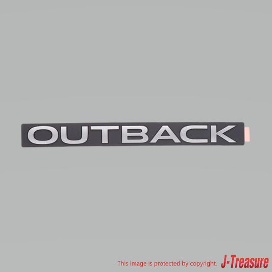 SUBARU OUTBACK BS# 2015-2021 Genuine Front Door Side Emblem "OUTBACK" 93063AL000