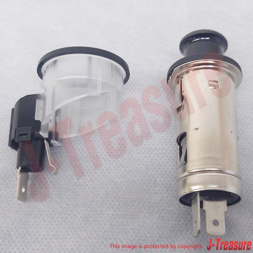 NISSAN SKYLINE GT-R BNR34 Genuine Cigarette Lighter Complete & Ring Set OEM