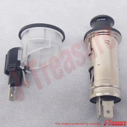 NISSAN SKYLINE GT-R BNR34 Genuine Cigarette Lighter Complete & Ring Set OEM