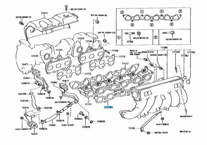 TOYOTA 1JZ-GTE 1JZGTE Genuine Intake Manifold Collector Gasket 17179-88400 OEM