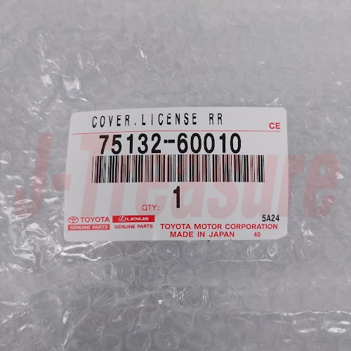 TOYOTA LAND CRUISER FZJ100 Genuine License Plate Lamp Cap 75132-60010 OEM