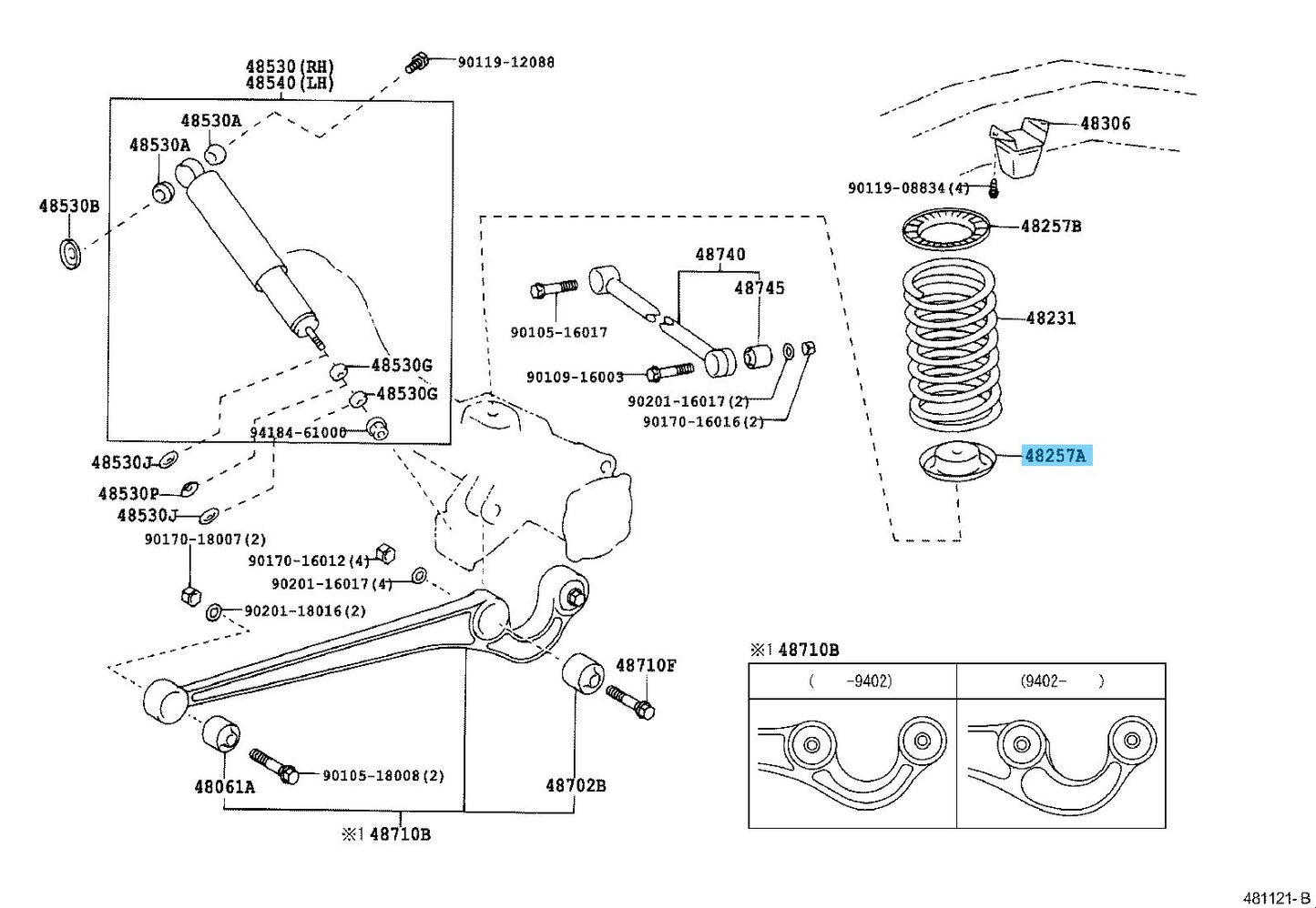TOYOTA LAND CRUISER KZJ78 '84-96 Genuine Rear Coil Spring Insulator Lower OEM